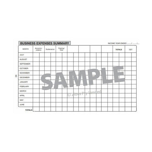 Zions Pocket Vehicle Log and Expenses Record Book