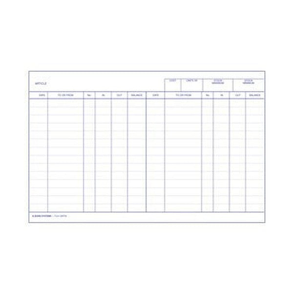 Zions Stock Card 5 x 8 White Pack of 100