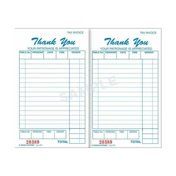 Zions Pen Carbon Duplicate Book
