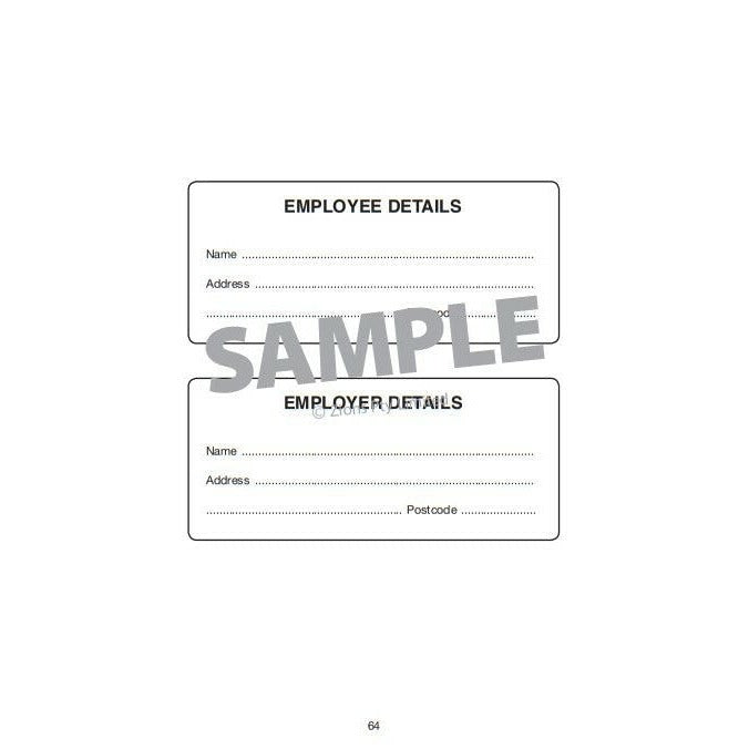 Zions Combined Vehicle Log Travel and Expenses Record Book