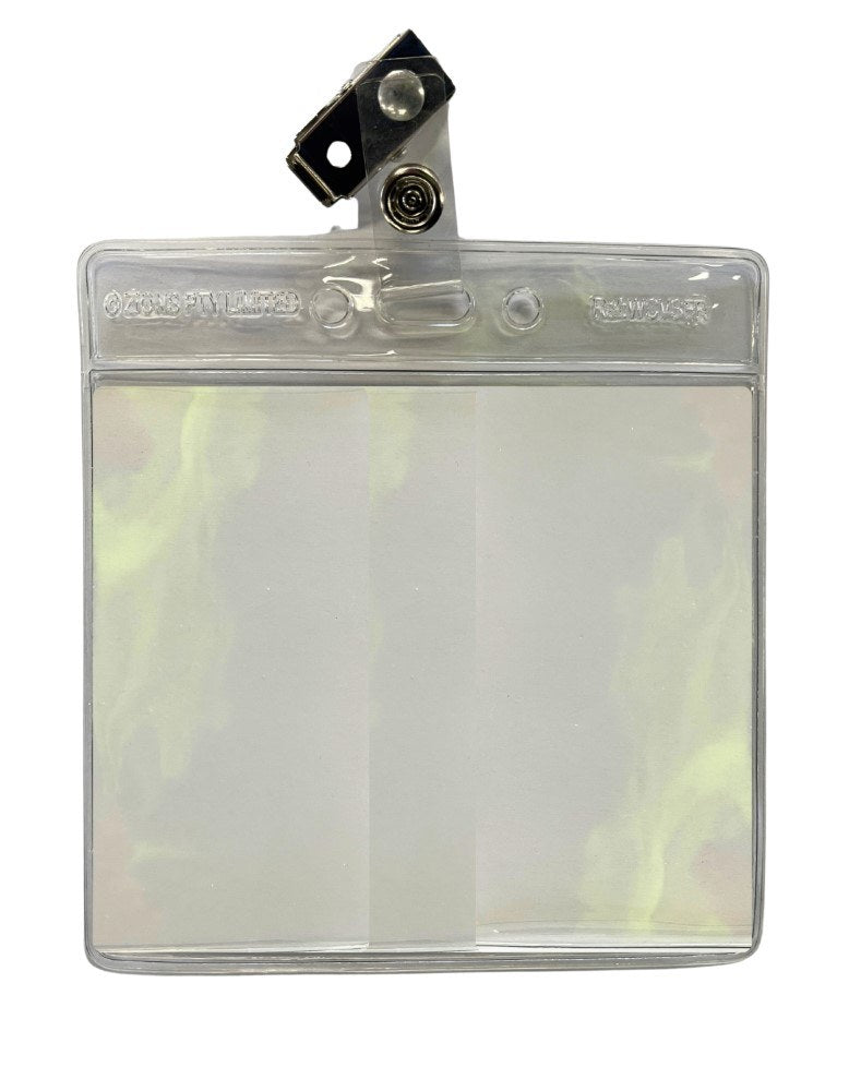 Zions Plastic Wallets for Visitors and Contractors Pack of 25
