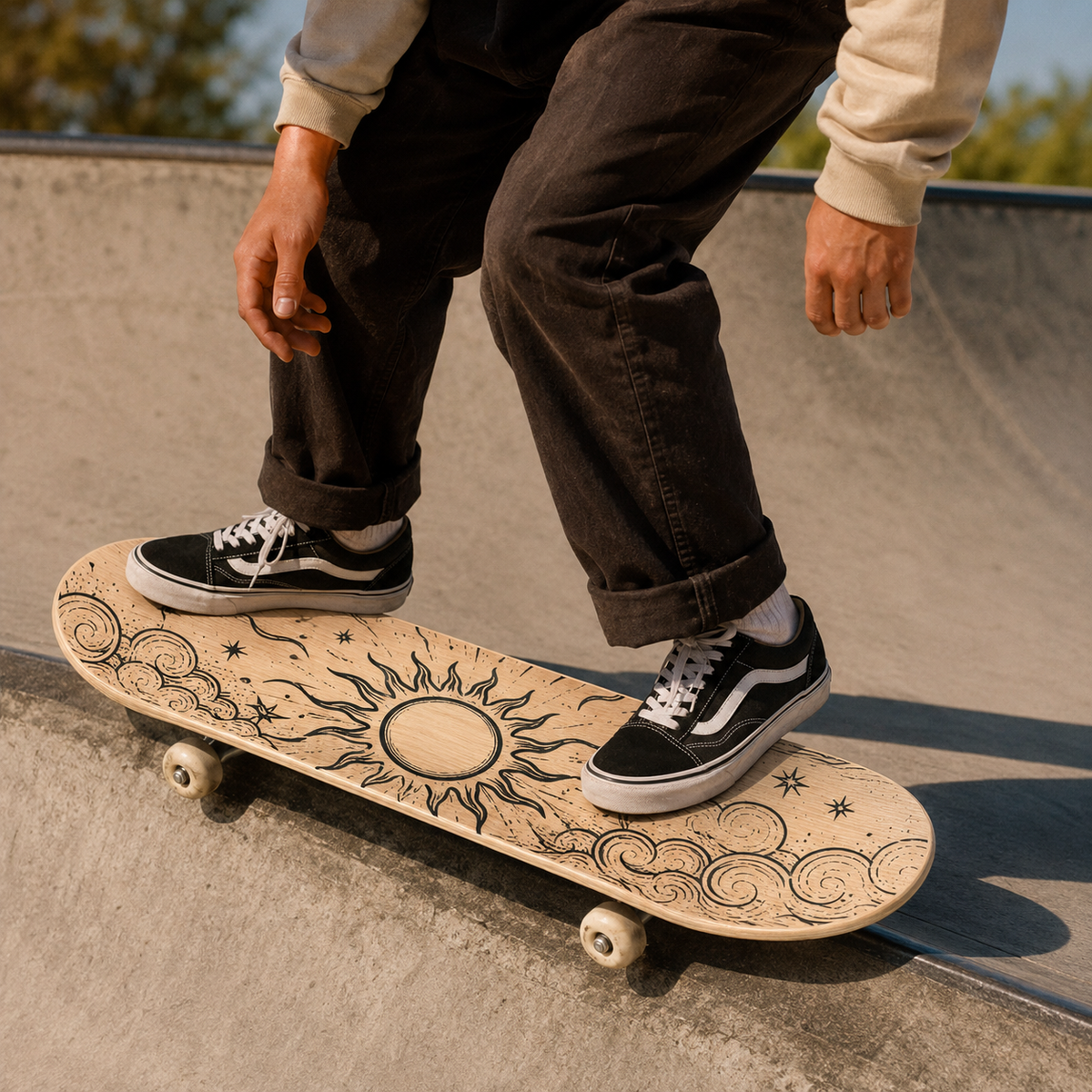 Design Your Own Rideable Skateboard Deck Blank 31 x 8 Inch Canadian Maple