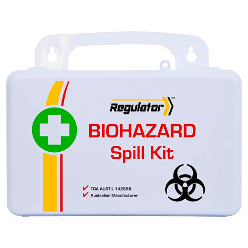 AeroKit Regulator Biohazard Plastic Spill Kit 13 x 21 x 7.5cm