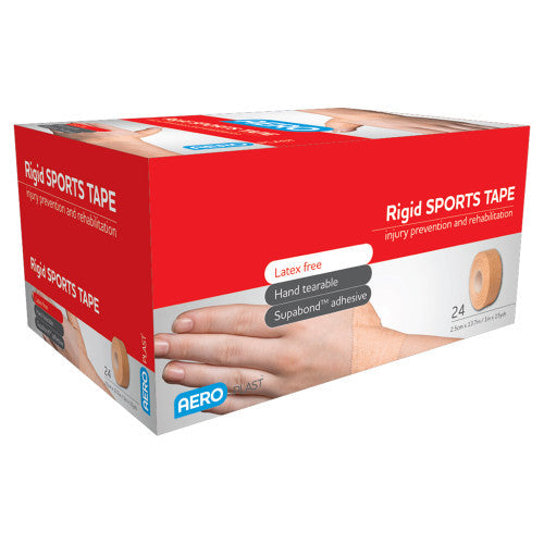 Aeroplast Rigid Sports Tape 2.5cm x 13.7m Box of 24