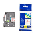 Brother TZe-232 Laminated Label Tape 12mm Red on White