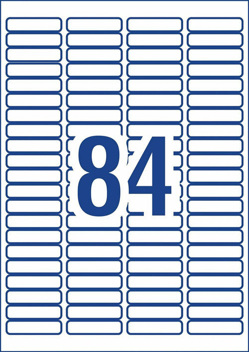 Avery Permanent Multi-purpose Labels 46 x 11.1mm Pack 2100
