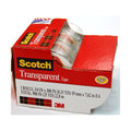 Scotch 3157S Transparent Tape with Dispenser 19mm x 7.62m Pack of 3