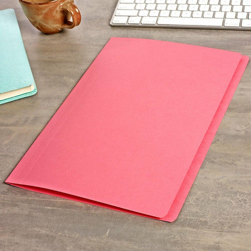 Avery Manilla Folders Foolscap Pink Box of 100