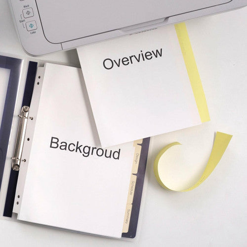 Avery Print-On Dividers 5 Tab L7420-5 4 Sets