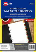 Avery Fluorescent Manilla Index Dividers 1-31 31 Tab
