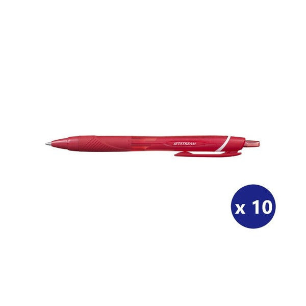 Uni Jetstream Colour Rollerball Pen 0.7mm Red Box of 10