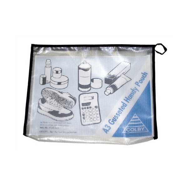 Colby 644A3 Gusseted Handy Pouch A3 Black