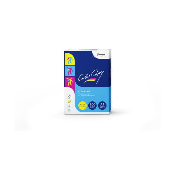 Mondi Colour Copy Paper 200gsm A3 420 x 297mm Ream of 250 Sheets