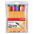 Stabilo Point 88 Fineliner Assorted Neon Colours Wallet of 30