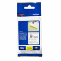 Brother TZe-S221 Strong Adhesive Label Tape 9mm Black on White