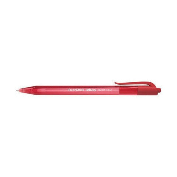 Papermate Inkjoy 100RT Retractable Ballpoint Pen Medium 1.0mm Red