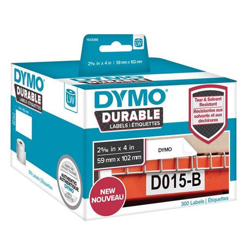 Dymo LabelWriter Durable Shipping Labels 59 x 102mm Roll of 300
