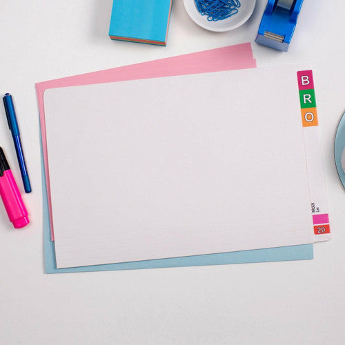 Avery White Shelf Lateral File Foolscap 242 x 367mm Box 15