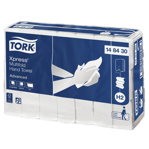 Tork Xpress Multifold Slimline Hand Towel Advanced H2 Carton of 21 x 185 Sheets