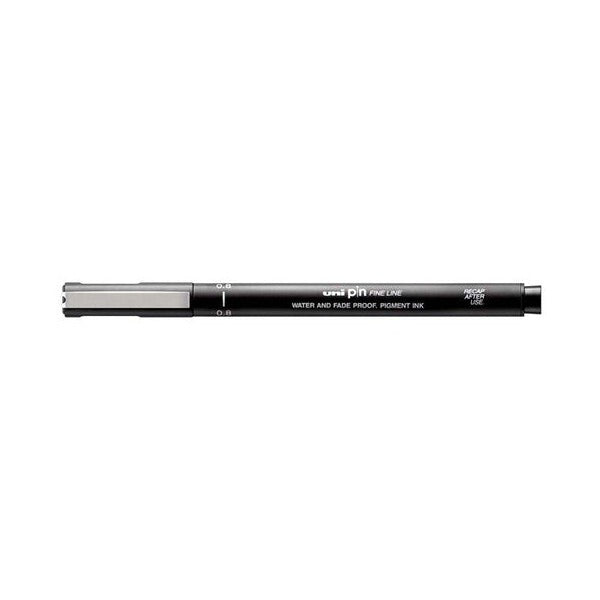 Uni Pin Fineliner 0.8mm 3 Piece Wallet