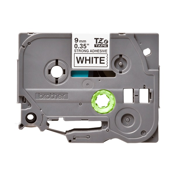 Brother TZe-S221 Strong Adhesive Label Tape 9mm Black on White