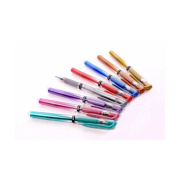 Uni-Ball Signo Broad Gel Ink Pens 1.0mm Metallic Assorted Pack of 5
