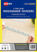 Avery Clear IndexMaker Dividers 5 Tab L7455-5