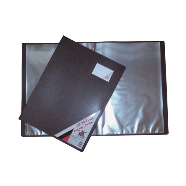 Colby Art 259A3 Economy Display Book A3 20 Pocket Black
