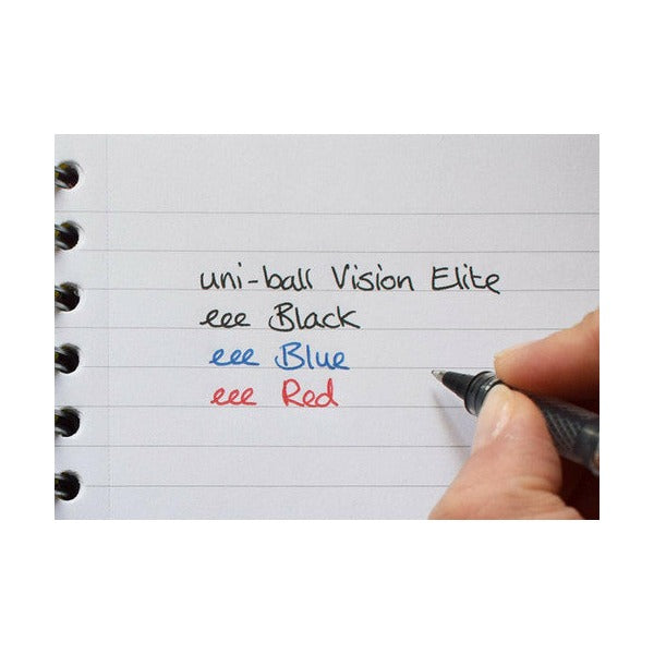 Uni Vision Elite Rollerball Pen 0.8mm Blue Box of 12