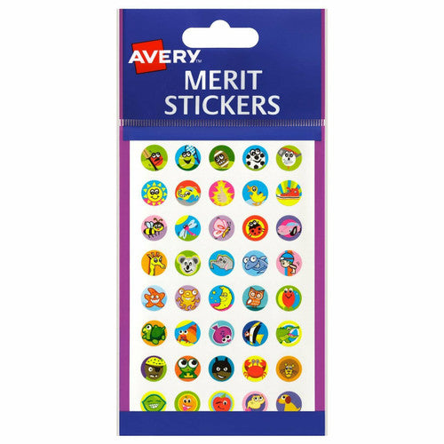 Avery Merit Stickers Mini Assorted 13mm Diameter 800 Pack