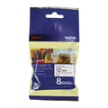 Brother M-K231 Non Laminated Label Tape 12mm Black on White