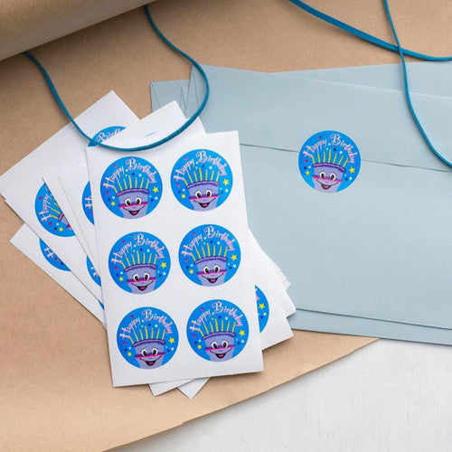 Avery Merit Stickers Happy Birthday 30mm Diameter 102 Pack