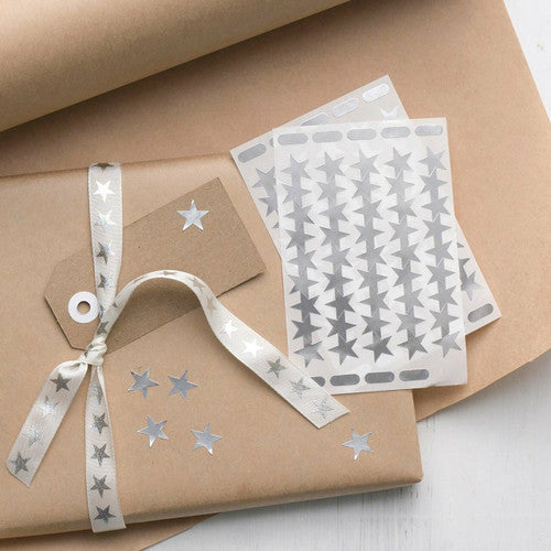 Avery Silver Small Stars Multi-Purpose Stickers 14mm Diameter 90 Pack
