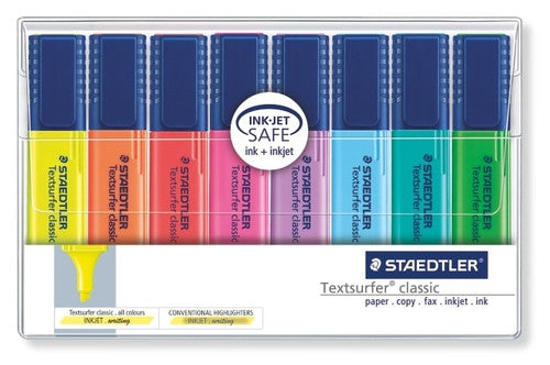 Staedtler Textsurfer Classic Highlighter Assorted Wallet 8 364 WP8