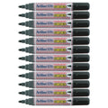 Artline 170 Dry Safe Permanent Marker 2mm Bullet Nib Black Box of 12