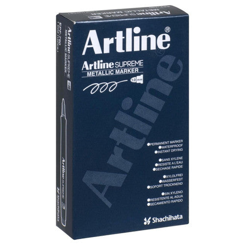 Artline Supreme Metallic Marker Gold Box of 12