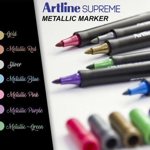 Artline Supreme Metallic Marker Bronze Box of 12