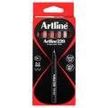 Artline 220 Fineliner Pen 0.2mm Red Box of 12