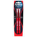 Artline 220 Fineliner Pen 0.2mm Red Pack of 2