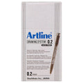 Artline 232 Drawing System Pen 0.2mm Black Box of 12