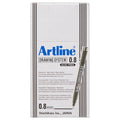 Artline 238 Drawing System Pen 0.8mm Black Box of 12