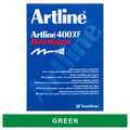 Artline 400 Paint Marker 2.3mm Bullet Green Box of 15