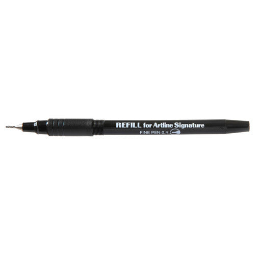 Artline Signature Fineliner Pen Refill Black Box of 12