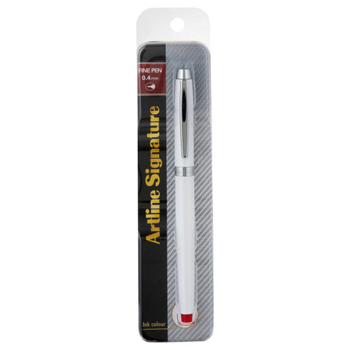 Artline Signature Pearl Fineliner Pen Red