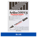 Artline 500A Whiteboard Marker 2mm Bullet Blue Box of 12