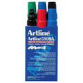 Artline 5109A Whiteboard Marker 10mm Chisel Assorted Box of 6