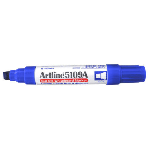 Artline 5109A Whiteboard Marker 10mm Chisel Hangsell Blue Pack of 1