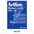 Artline Glass Marker 2mm White Box of 12
