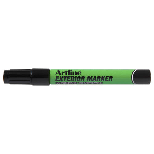 Artline Exterior Permanent Marker Black Hangsell Box of 12