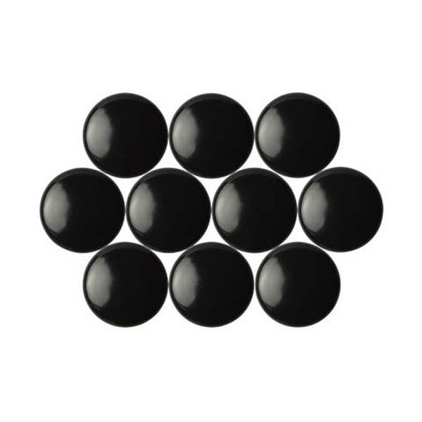 Quartet Magnetic Buttons 40mm Black Pack of 10
